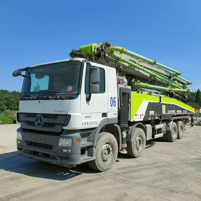 47 50 52 미터 사용된 트럭 콘크리트 펌프 디젤 엔진 400L 300kW