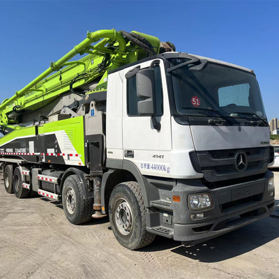 47 50 52 미터 사용된 트럭 콘크리트 펌프 디젤 엔진 400L 300kW