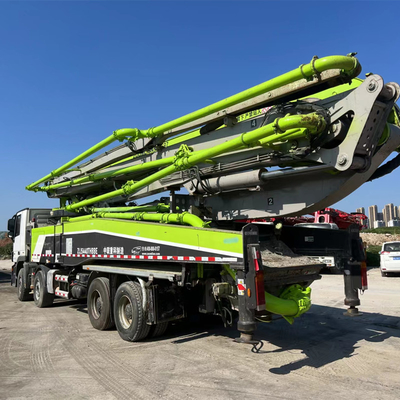 47 50 52 미터 사용된 트럭 콘크리트 펌프 디젤 엔진 400L 300kW