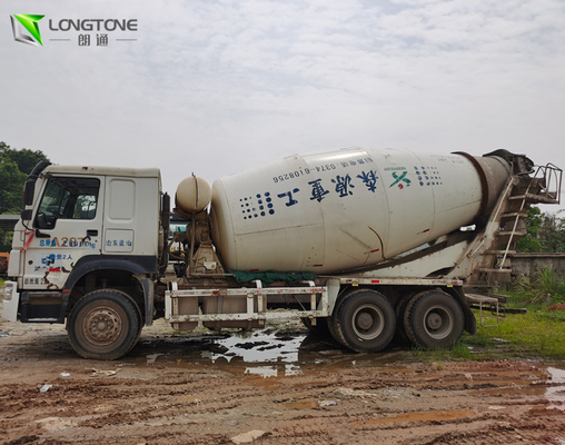 T자 모양 블레이드 사용된 믹서 트럭, 10 M3 믹서 탱크차 8500KG